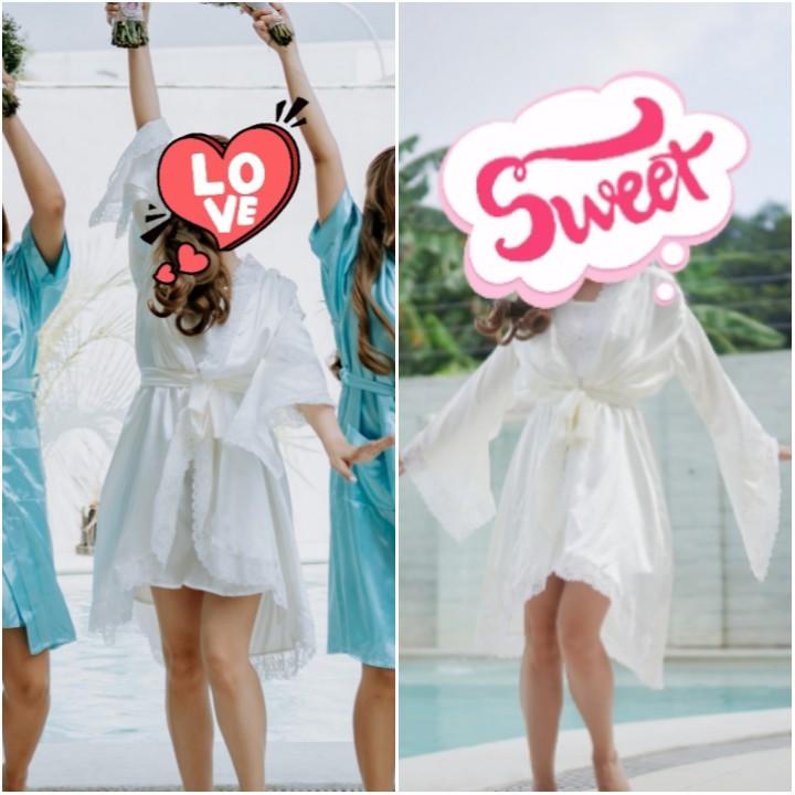 Bridal Robe For Rent With Inner Camisole (Category: Evening dresses & gowns) located in Manila. Submitted by nixprettythings (Listing ID 273163879, Image 1). Description: ⚠️ Bridal Robe For Rent! Good for 3 days including pick up and return 50php for suceeding days if no client after your schedule ⚠️ Used Only last Dec 7, 2019 Material: Charmeuse Color: Off White Size: Fits Small to Medium ☑️ With Inner Camisole ☑️ Very Long waist Strap for Pictu