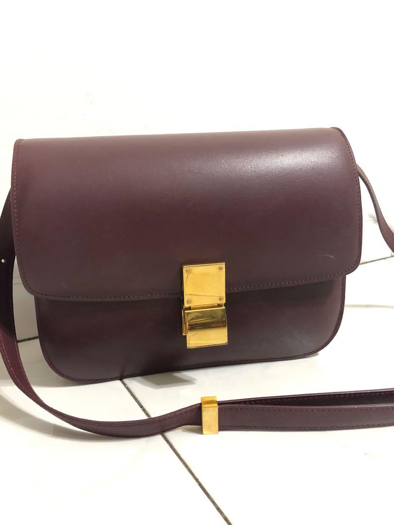 celine classic bag in box