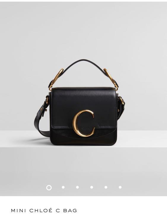 Chloe c bag black outlet