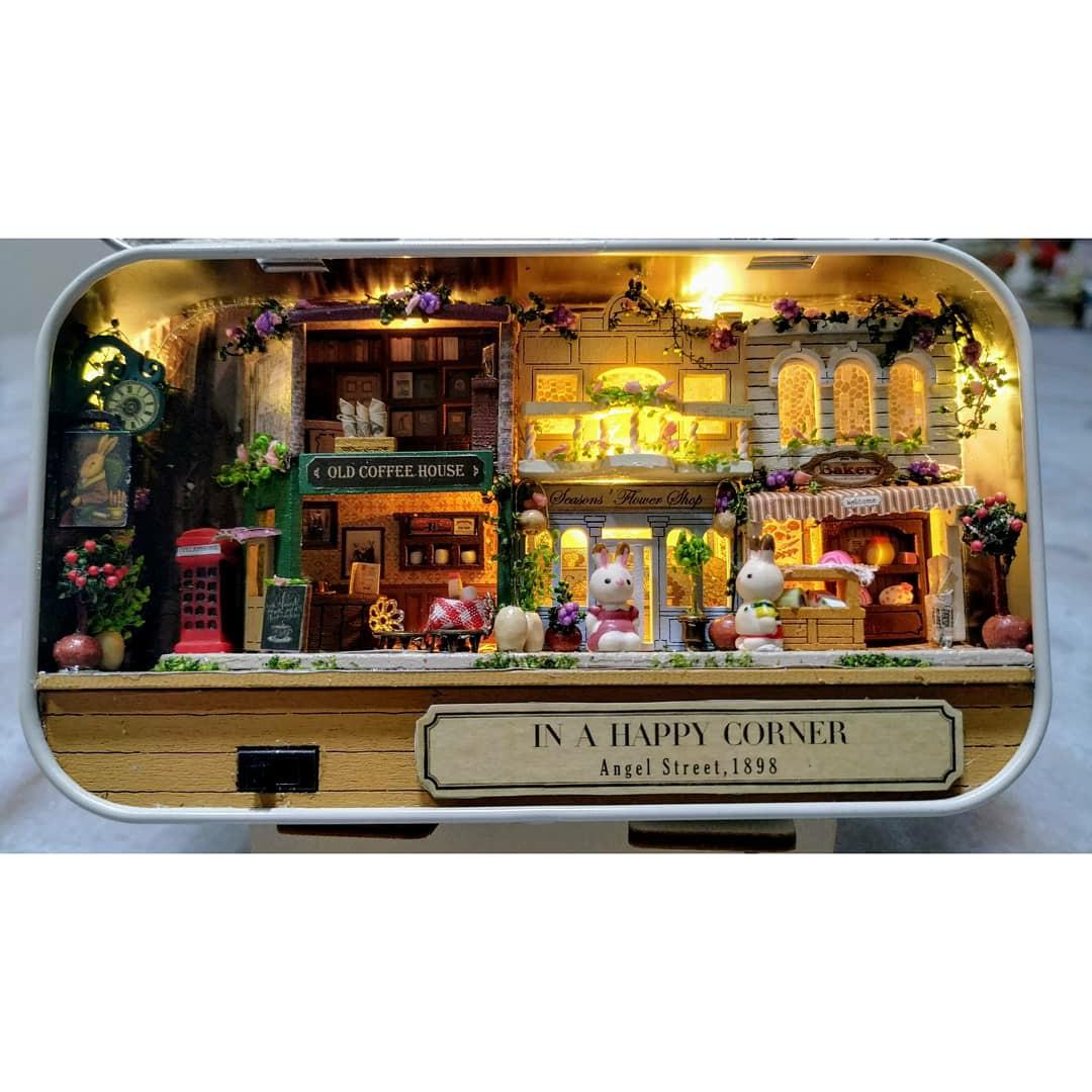 Complete Assembled Handmade Miniatures Doll House Box Theater In A Happy Corner With Led Light Gifts Bag Mrtyishun Mrtwoodlands Mrtadmiralty Hobbies Toys Stationary Craft Handmade Craft On Carousell