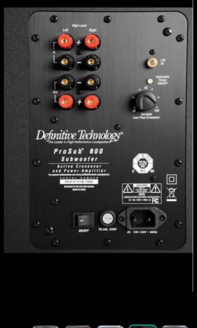 Def tech top prosub 800