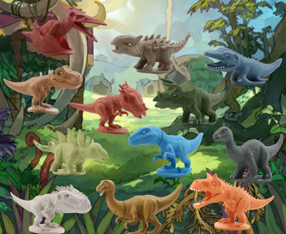 Dinosaur Jurassic Park Trex Cake Toppers Figurines 12 Pcs A Set Hobbies Toys Toys Games On Carousell