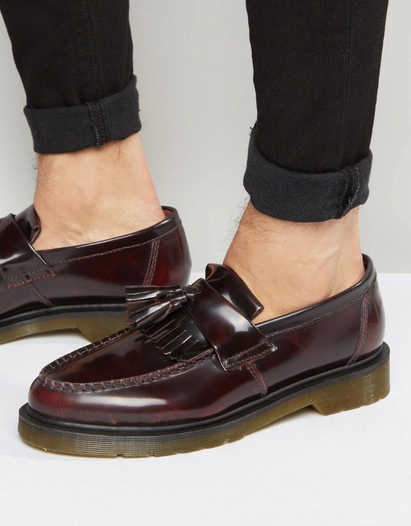 Dr Martens Adrian Tassel Loafers in Cherry Red size 37 Women s