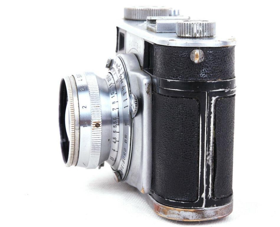Appareil Photo Futura-S Télémétrique 35 Mm + Objectif Frilon 50 Mm, Pour Pièces, Ne Fonctionne Pas