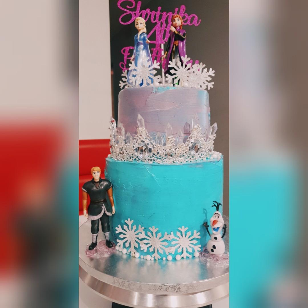 Frozen 2 Birthday Cake, Food & Drinks, Chilled & Frozen Food on Carousell