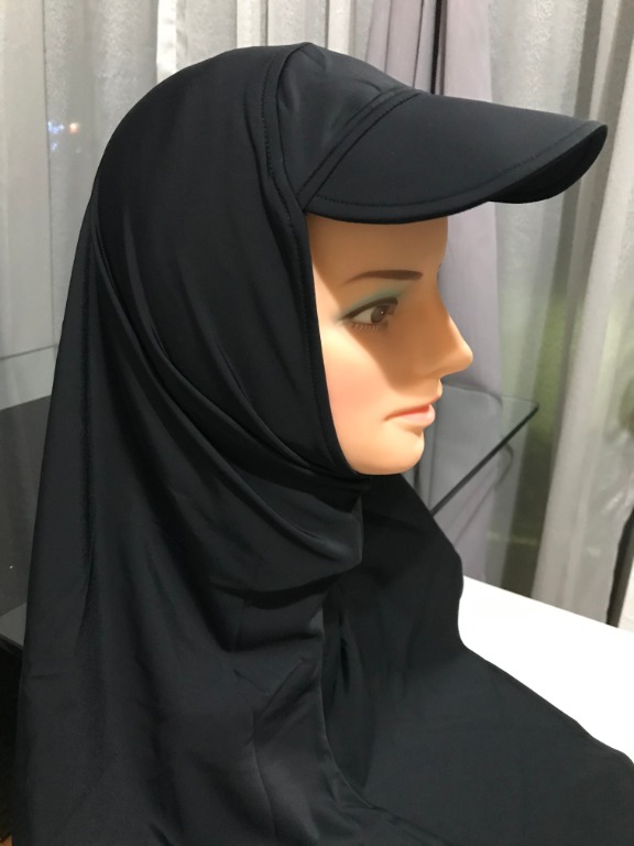 Sports Hijab with Cap ON SALES!, Women's Fashion, Muslimah Fashion