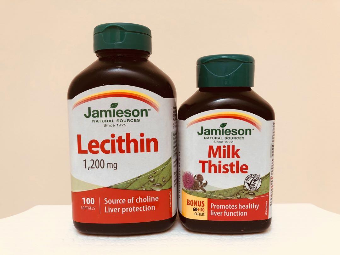 2 x Jamieson 卵磷脂 Lecithin 1200mg 01/22, 健康及營養食用品, 健康補充品, 健康補充品 維他命及補充