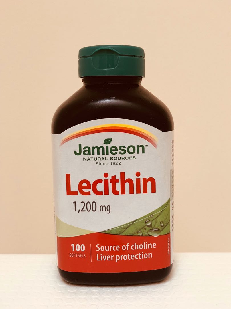 2 x Jamieson 卵磷脂 Lecithin 1200mg 01/22, 健康及營養食用品, 健康補充品, 健康補充品 維他命及補充