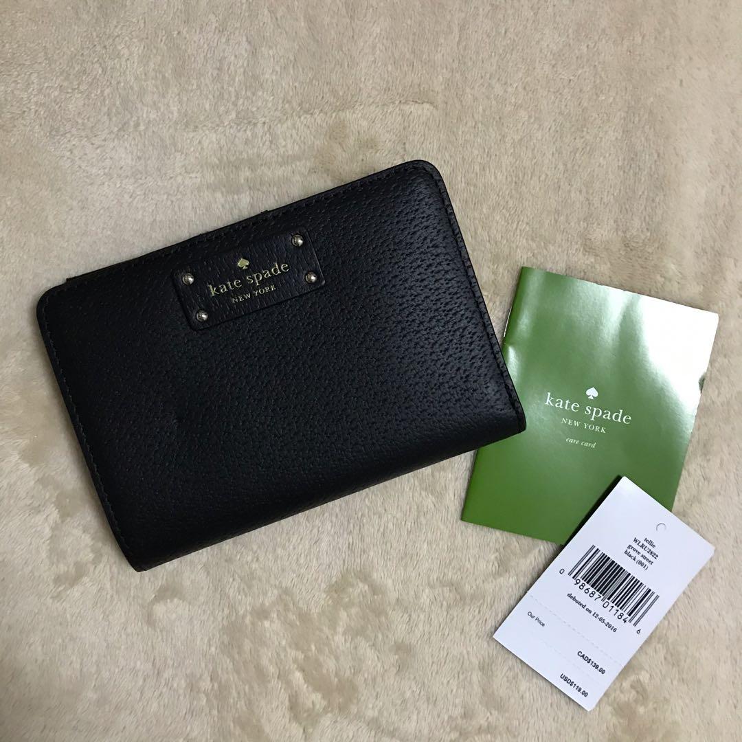 Kate spade new york tellie grove street embossed leather wallet top