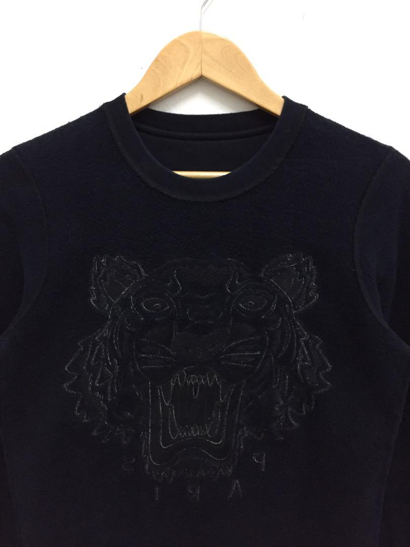 Triple black kenzo jumper hotsell