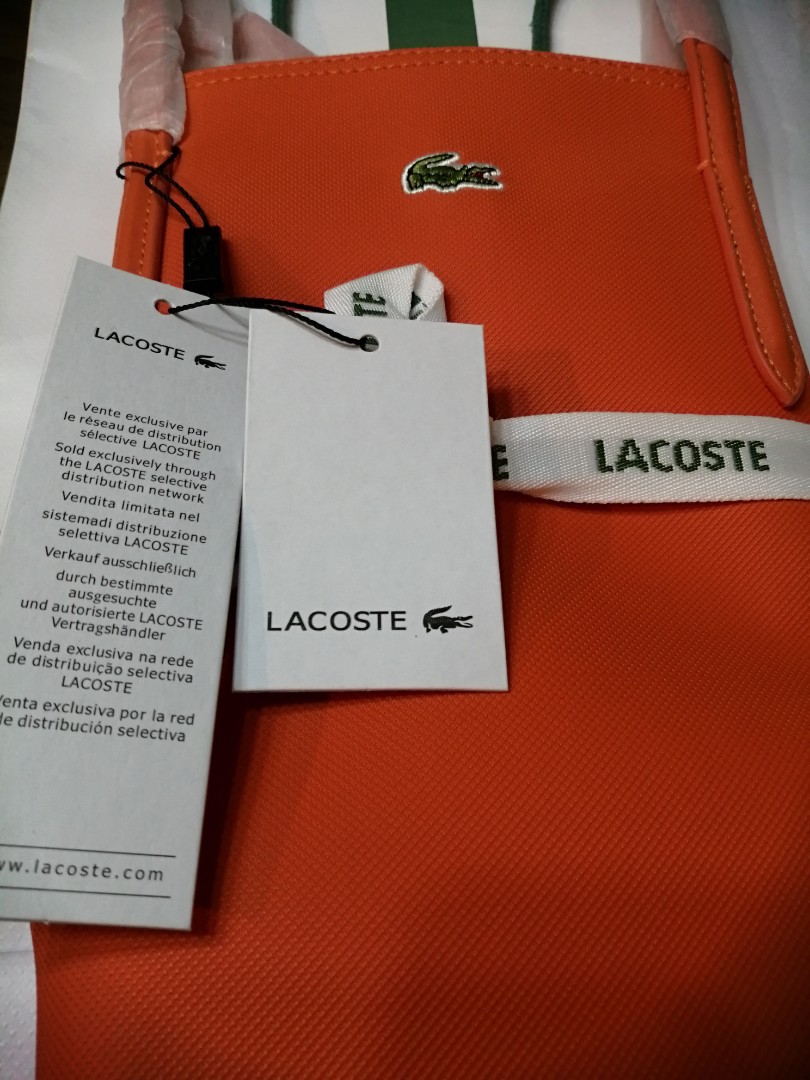 Lacoste l1 large shopping bag 2025
