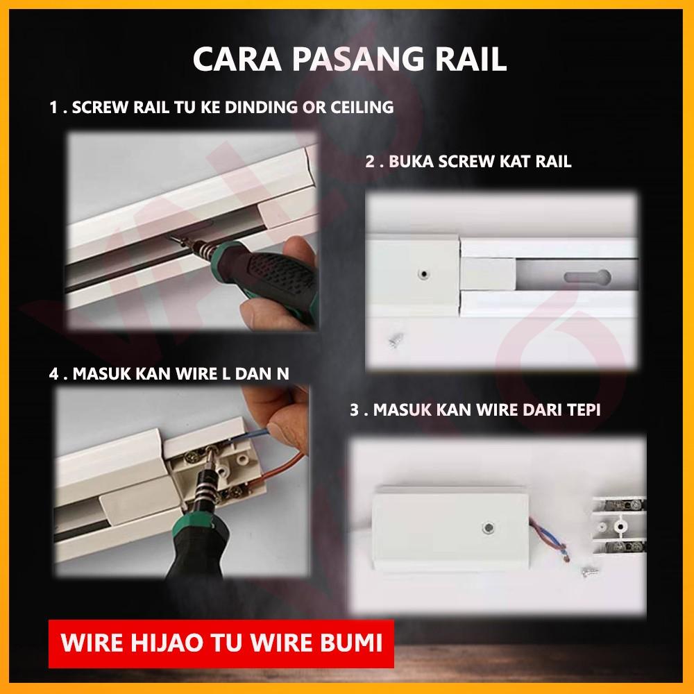 Cara pasang track light online
