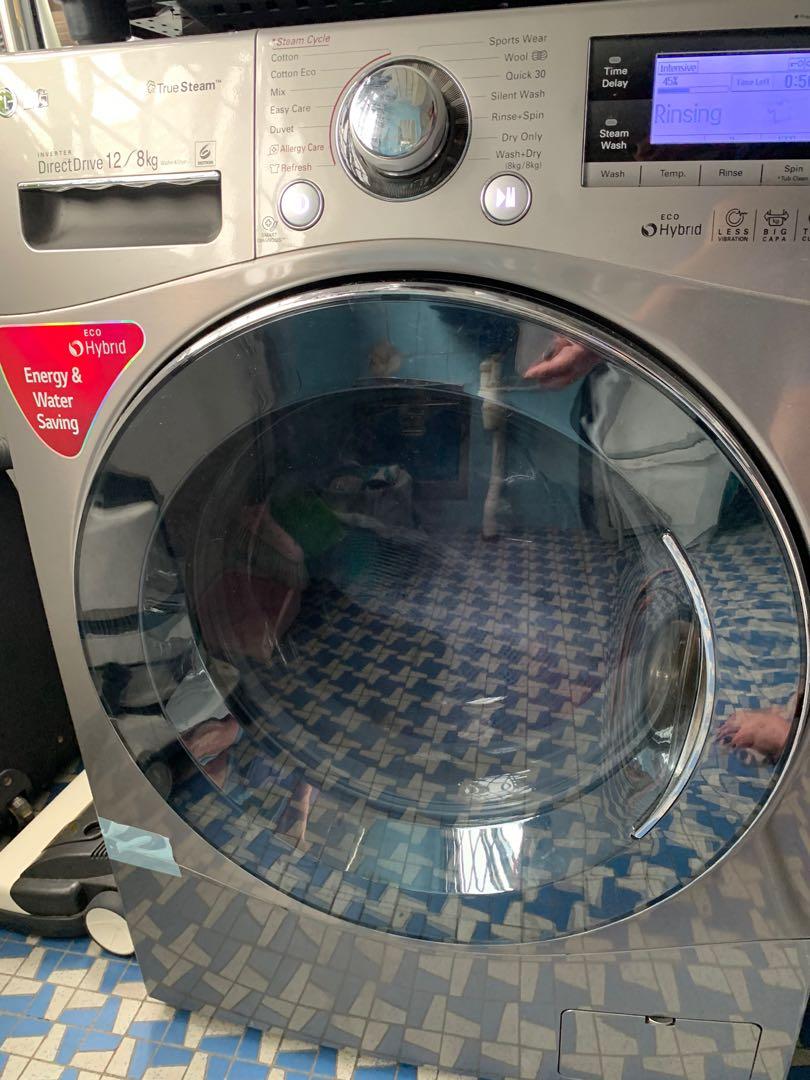 Lg Washing Dry 2 In 1 12kg 8kg Reserve Home Appliances Cleaning Laundry On Carousell