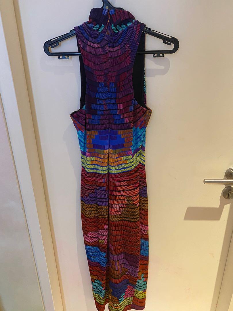 Mara hoffman radial turtleneck midi dress online