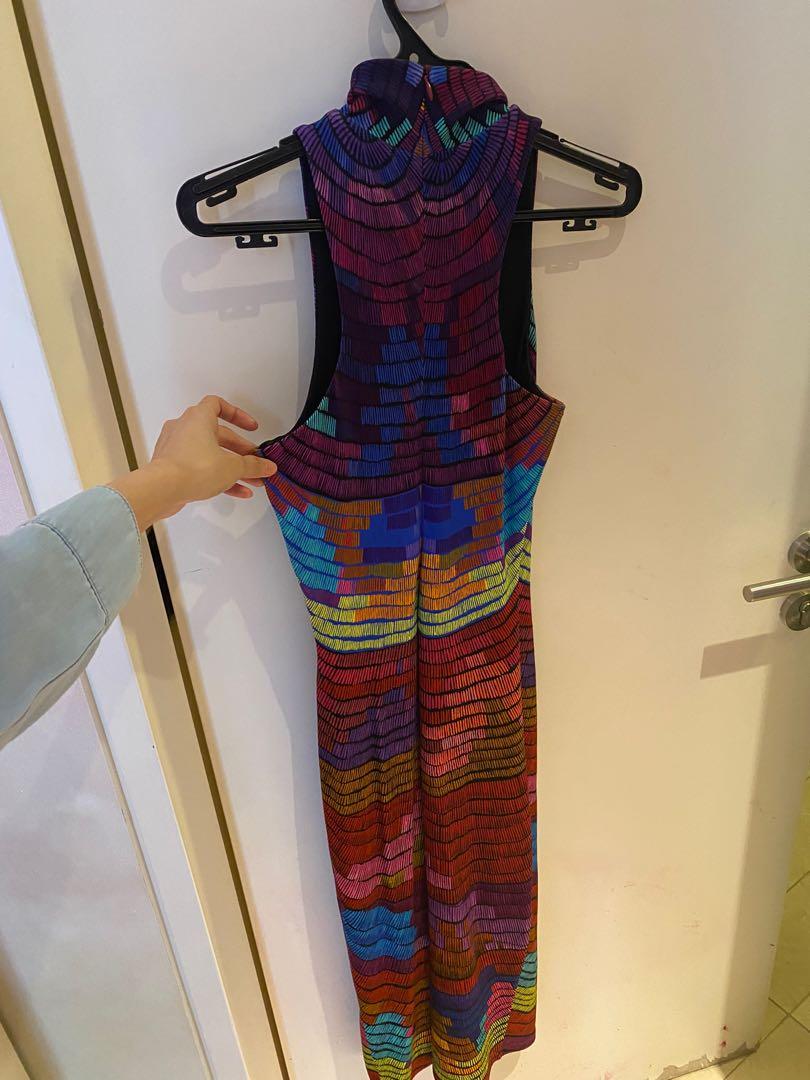 Mara hoffman radial best sale turtleneck midi dress