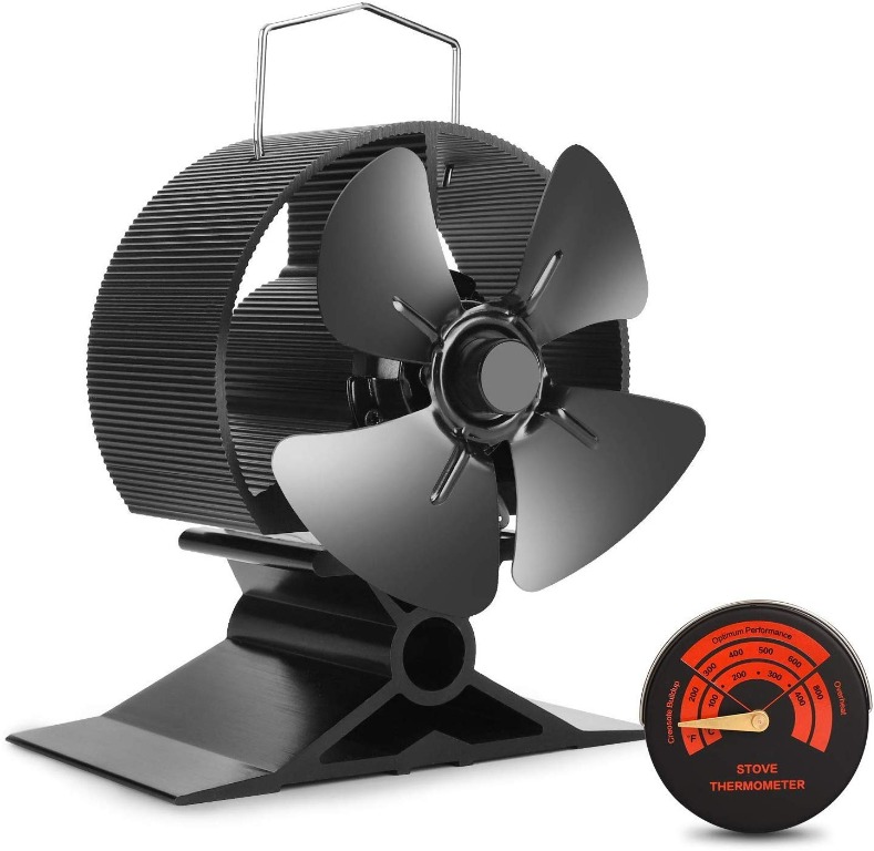 Mini Size 4 Blade Stove Fan Silent Heat Powered Wood Log Burner Fan For Ultra Small Space Electronics Others On Carousell