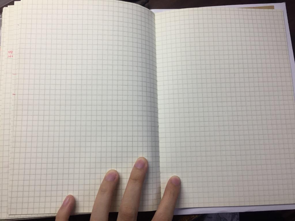 Miniso Muji Inspired Notebook Planner Grid Hobbies Toys Stationary Craft Craft Supplies Tools On Carousell