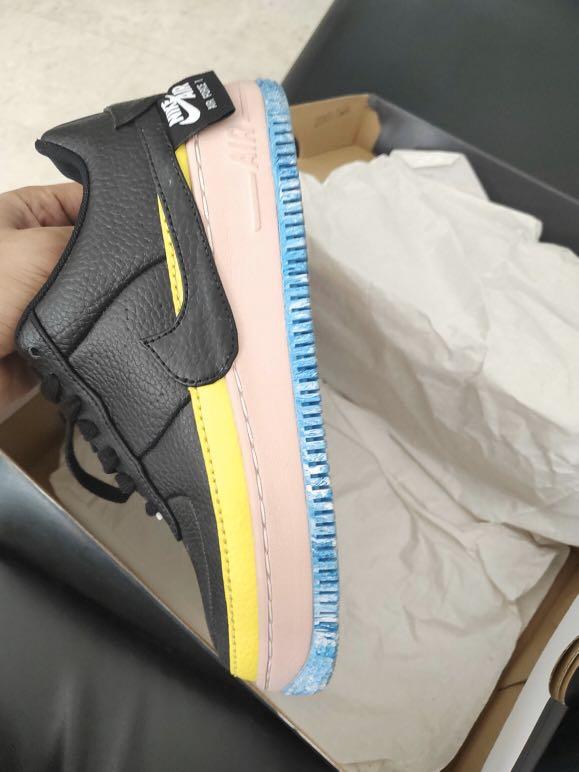 NIKE AIR FORCE 1 JESTER XX SE Black Sonic Yellow Arctic Orange