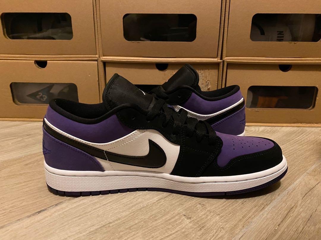 aj1 court purple low