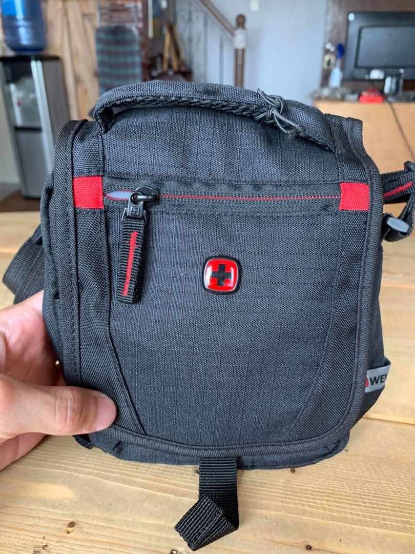 Original Wenger flapover shoulder bag, Men's Fashion, Bags, Sling Bags