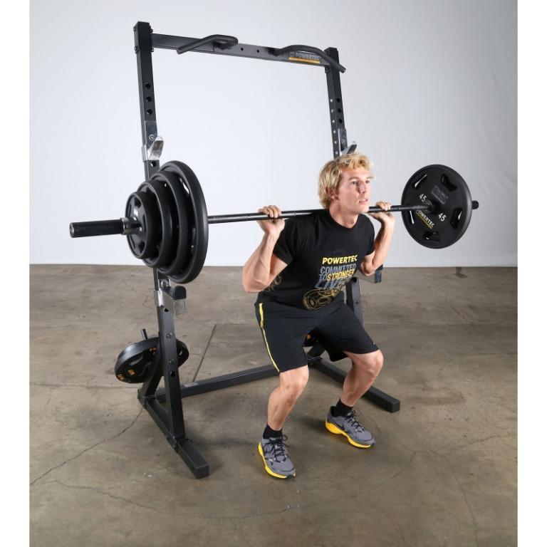 POWERTEC HALF RACK (Self Assembly), Sports Equipment, Exercise ...