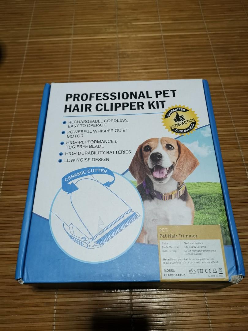 professional pet hair clipper kit