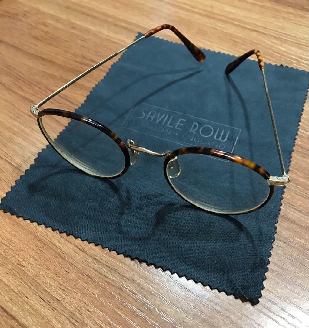 Savile Row 14KT Beaufort Panto Eyeglasses London England Vintage 