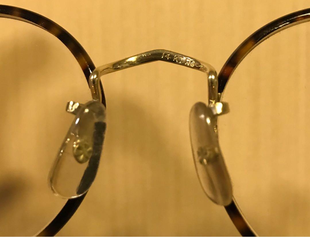 Savile Row 14KT Beaufort Panto Eyeglasses London England Vintage