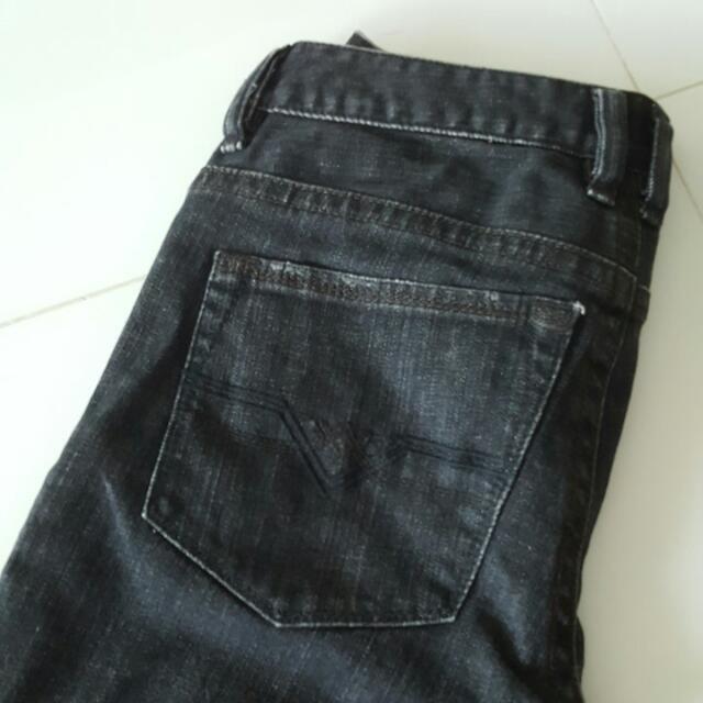 black buffalo jeans