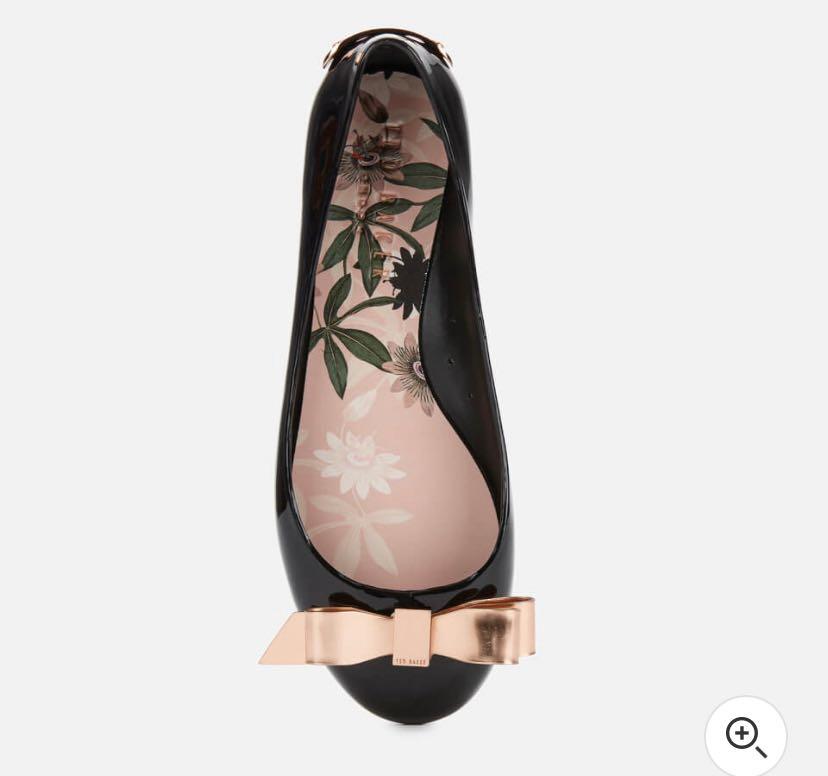 Ted Baker Women s Dahlia PVC Ballet Flats Black Women s Fashion Footwear Flats on Carousell