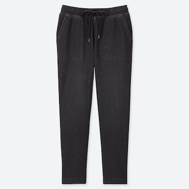 Uniqlo Women Denim Jersey Tapered Pants Women S Fashion Clothes