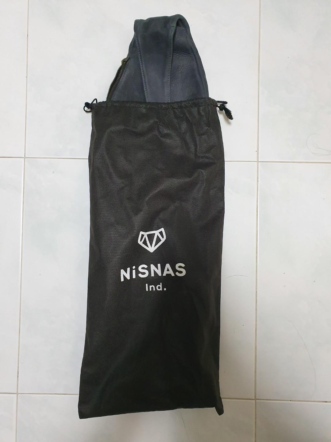 Nisnas Vortex Shadow Leather Bag