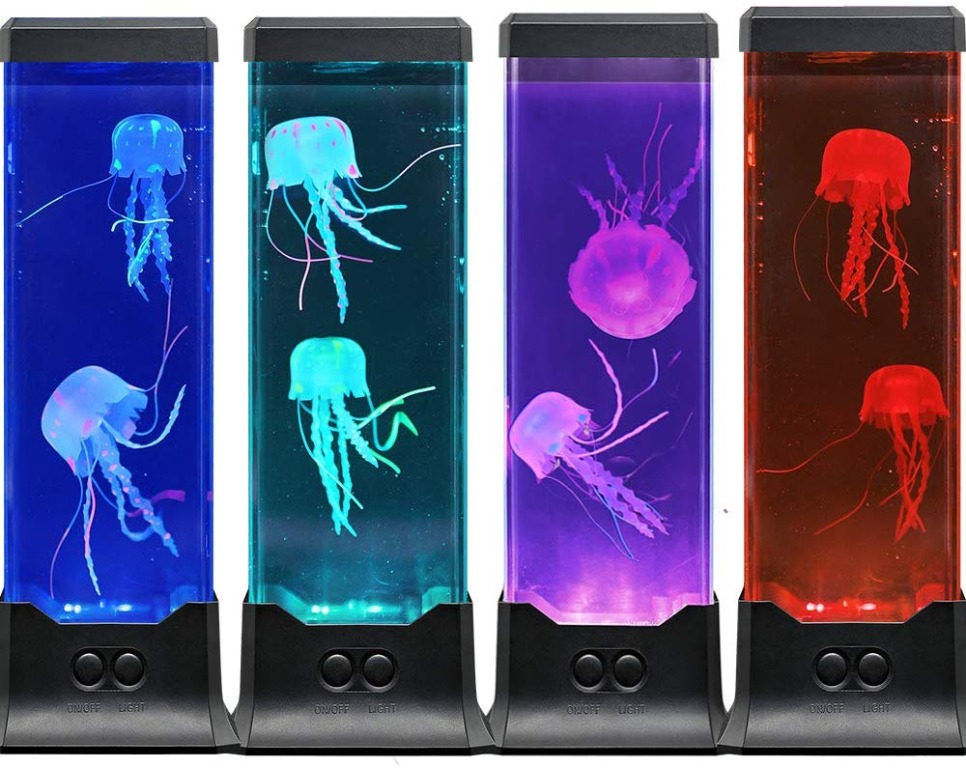 0028a Brand New Gifts For Kids Men Women Dad Mom Electric Jellyfish Night Light Home Office Room Desk Decor Lamp Everything Else On Carousell