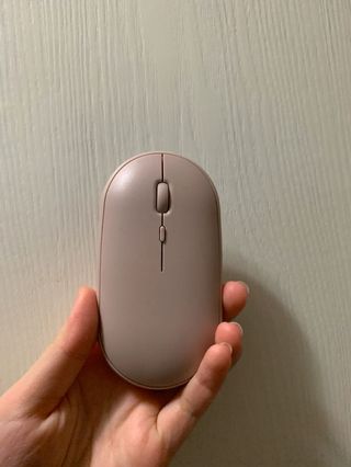 Ratón USB rosa