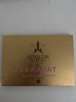 Jeffree Star 24k Gold Highlighting Palette
