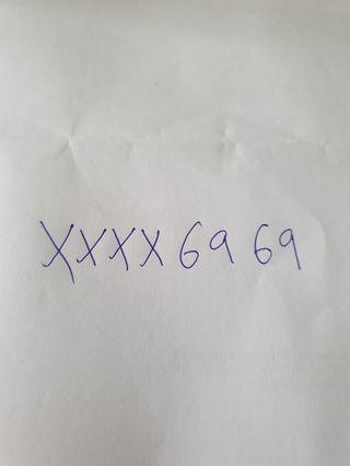 Buying mobile number ending 6969
