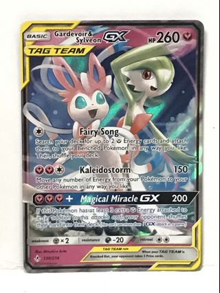 Gardevoir & Sylveon GX - 205/214 - Alternate Art Ultra Rare