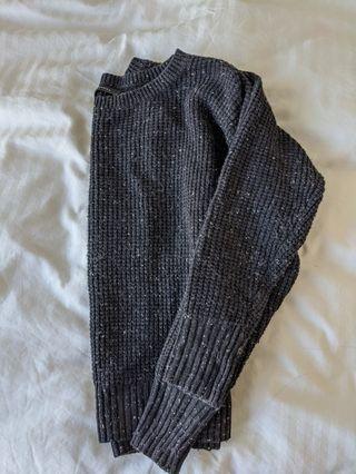 Aritzia Talula speckled waffle sweater xs