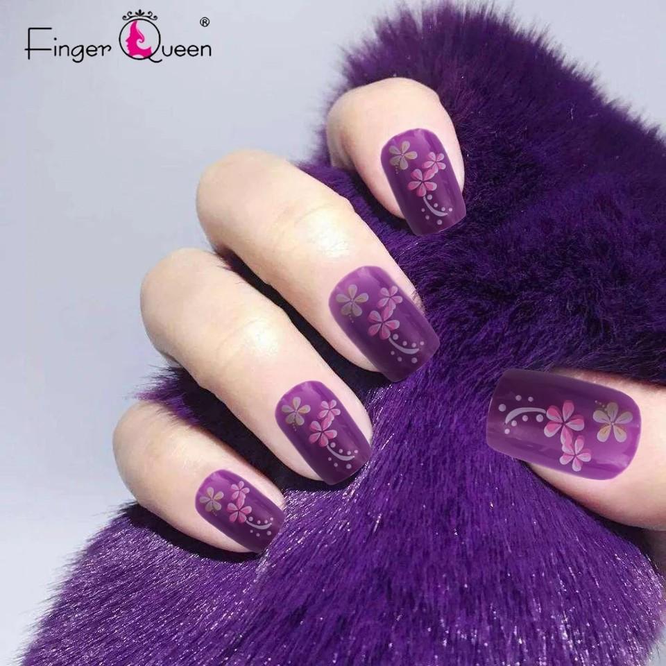 24pcs False Nail Tips Heart Flower Cute Pattern Full Cover Fake Nail Art For Girls Design Manicure Tool Nails Set5 Health Beauty Hand Foot Care On Carousell Item # 16250247 mani made marvelous 24 press on nails sweet feather and glitter details that dazzle easy on design that's made for girls on the go. carousell