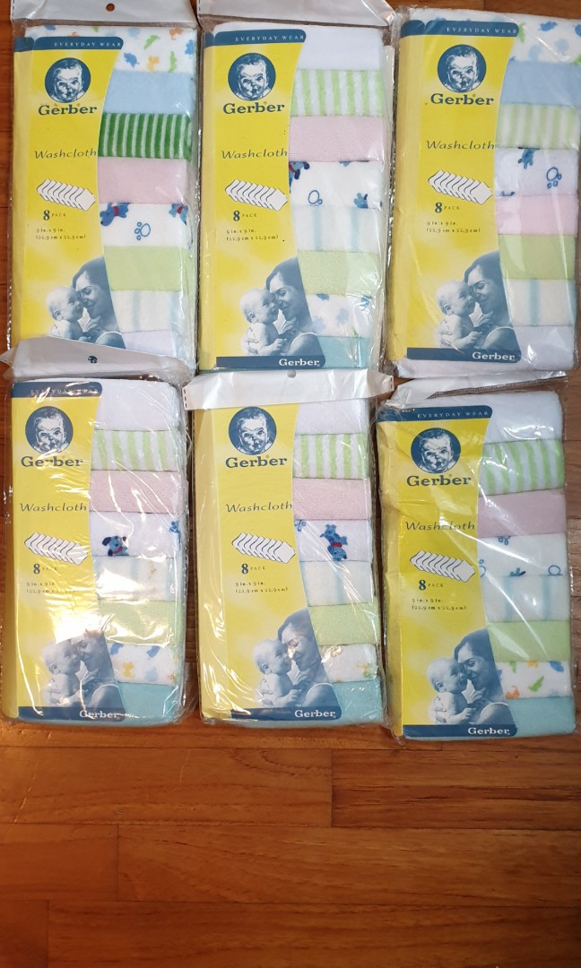 gerber washcloths