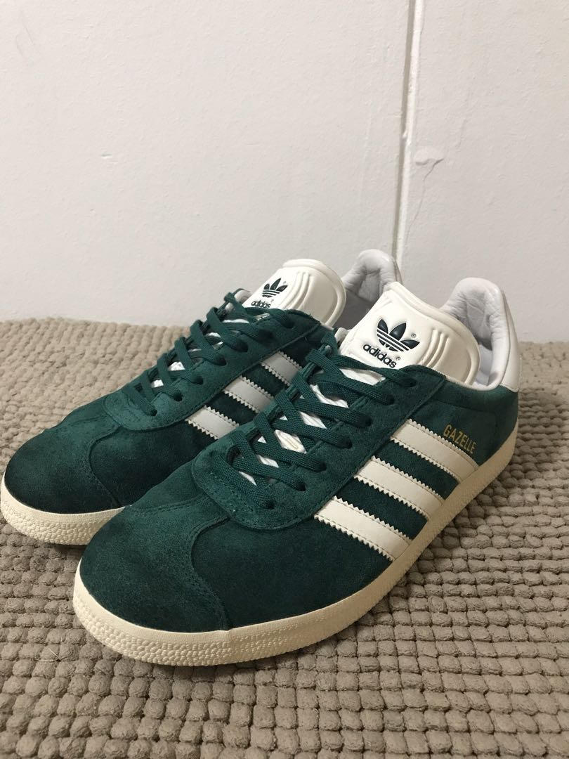 suede adidas green