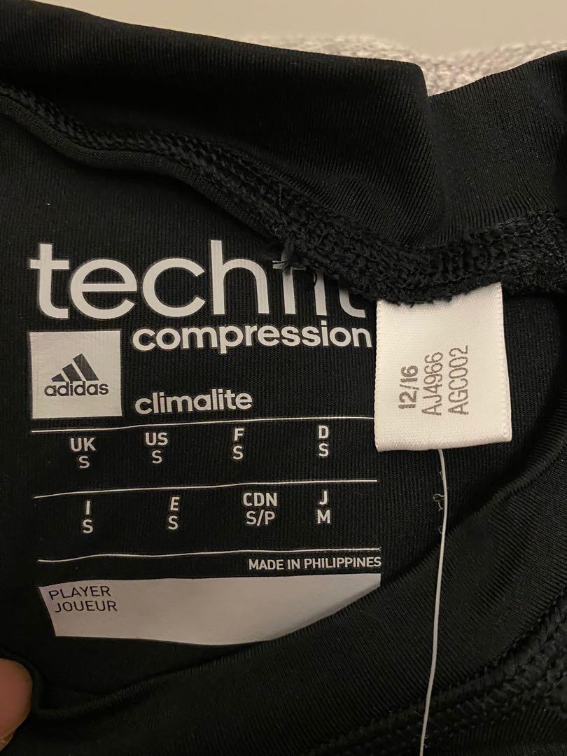 adidas Techfit Compression Top – Black
