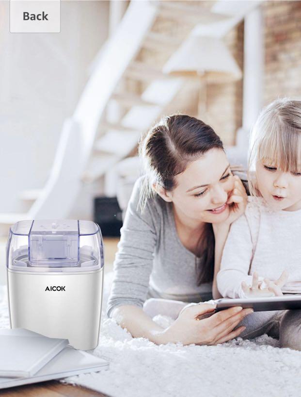 Aicok ice cream maker manual 2025