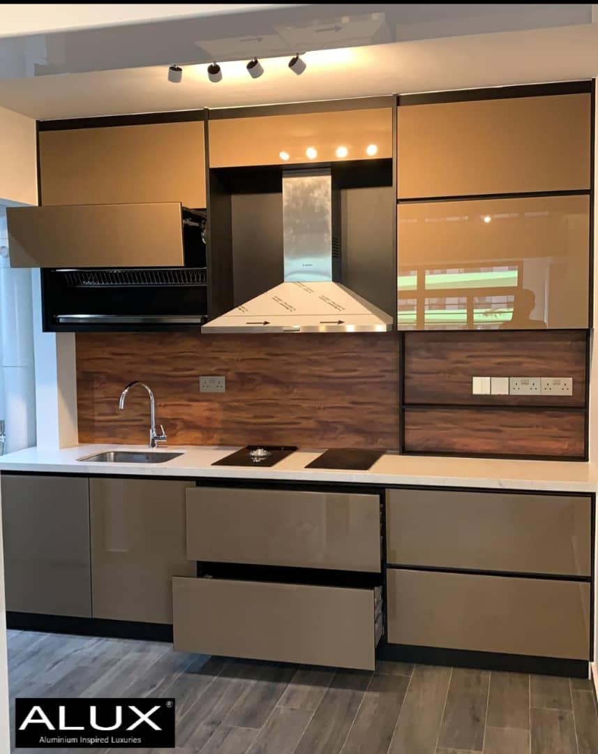 Aluminium Kitchen Cabinet Furniture Others On Carousell