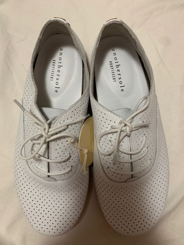 anothersole shoes white, Women's Fashion, Shoes, Sneakers on Carousell