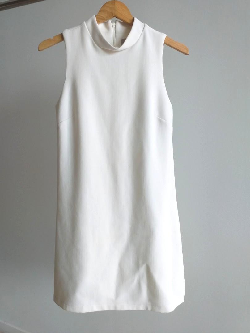 asos white shift dress