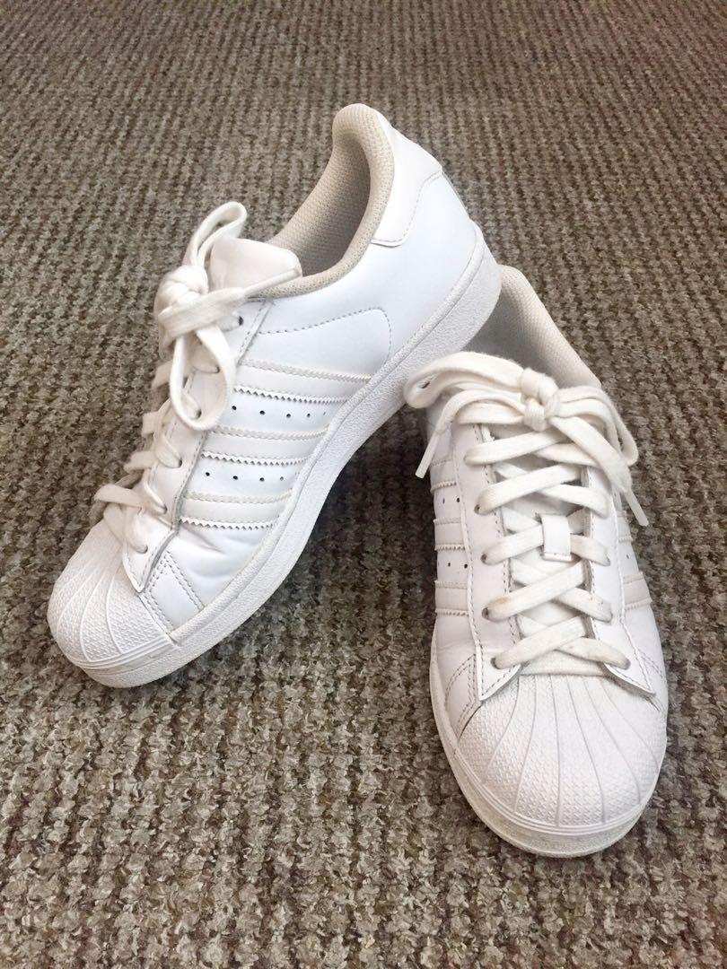 adidas superstar all white price