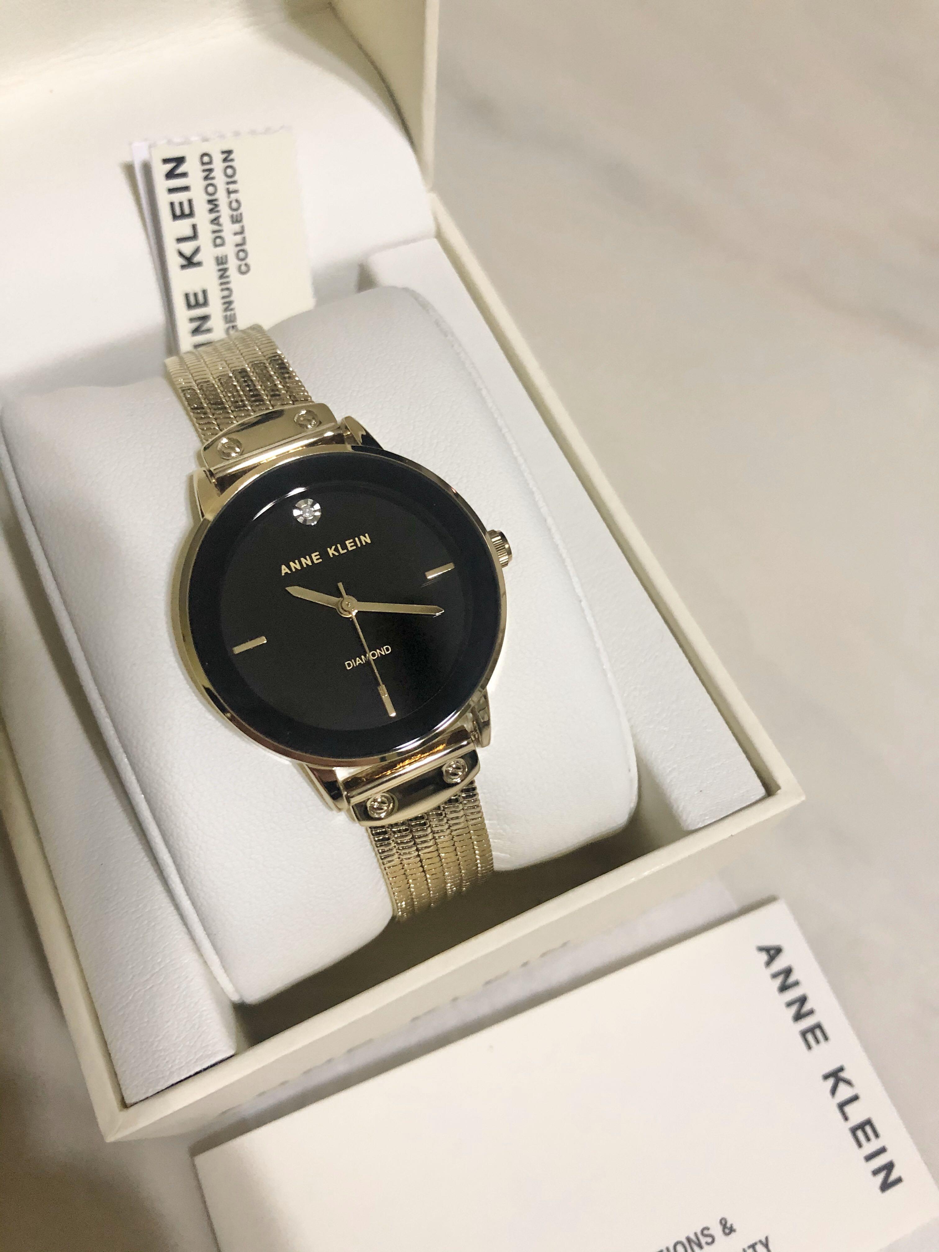 Anne klein mesh deals women's watch