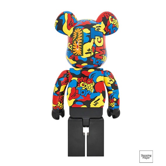 Bearbrick bape top camo shark