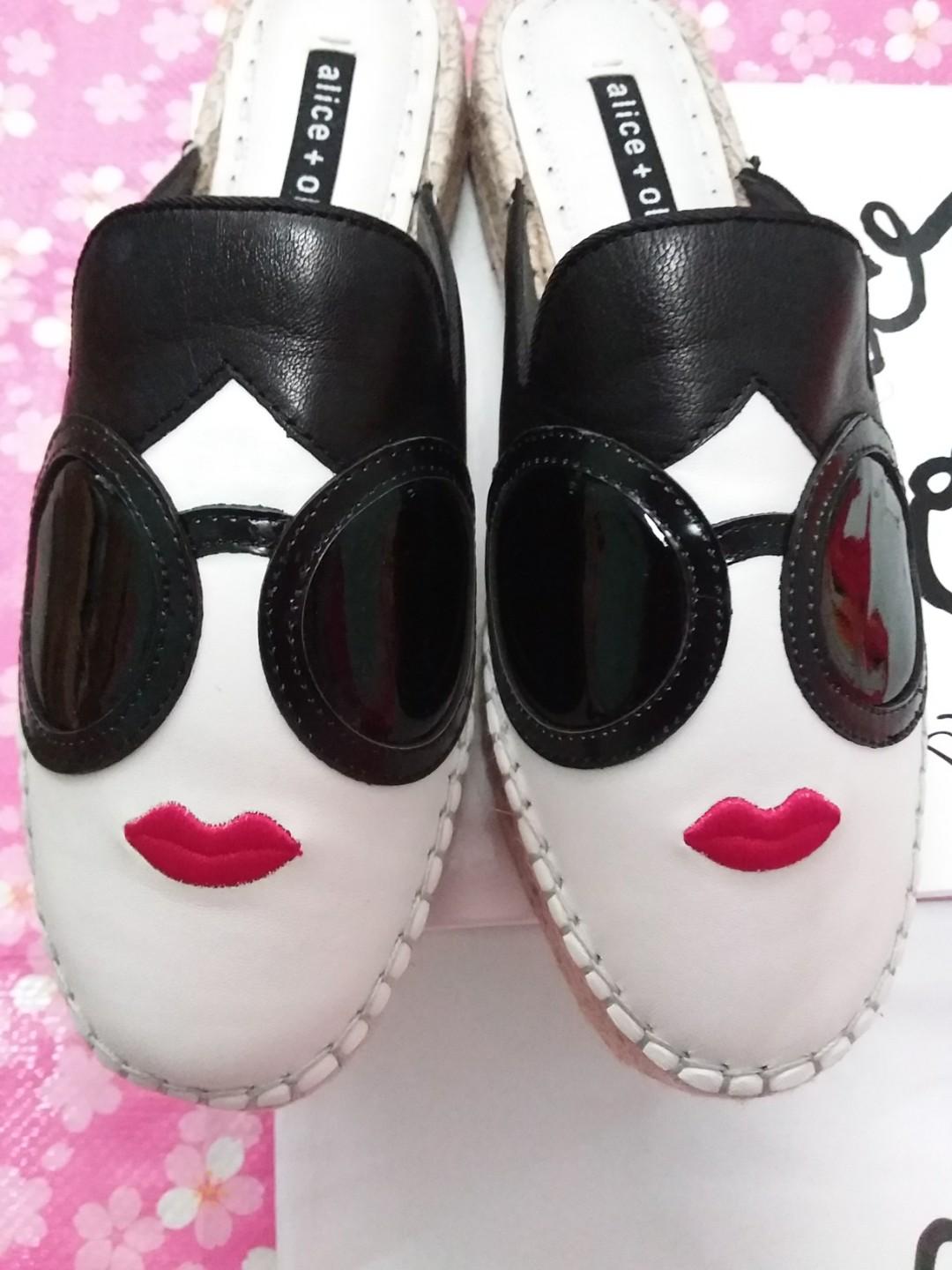 BIG FACE ALICE OLIVIA Iconic Face Espadrilles
